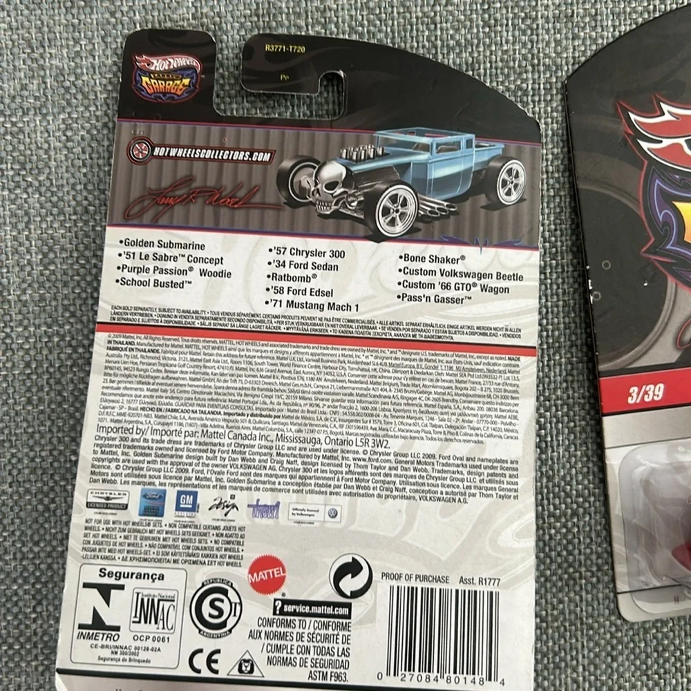 2009 Hot wheels bundle three Larry’s Garage Real Riders